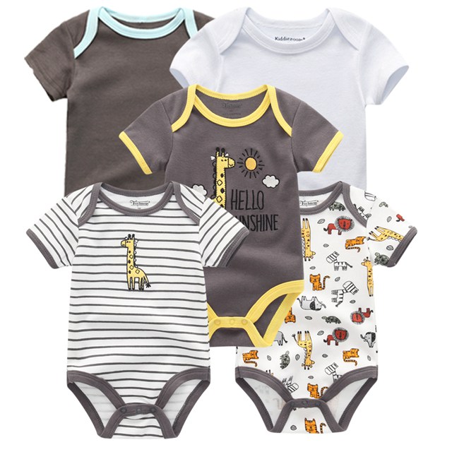 Baby Jumpsuit Daily Onesies Set (Set of 5)